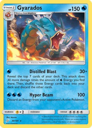 SM Team Up 030/181 Gyarados - Holofoil - Holo Rare