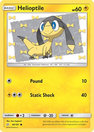 SM Team Up 049 Helioptile - Common