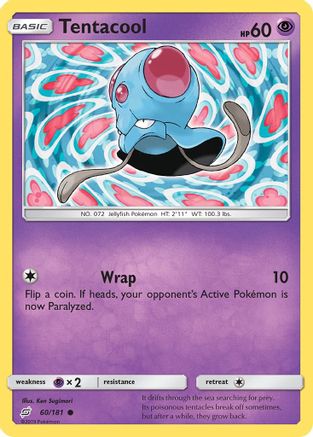 SM Team Up 060 Tentacool - Common