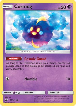 SM Team Up 069/181 Cosmog - Reverse Holofoil - Common