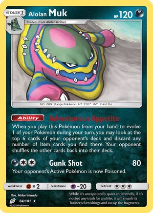 SM Team Up 084/181 Alolan Muk - Rare