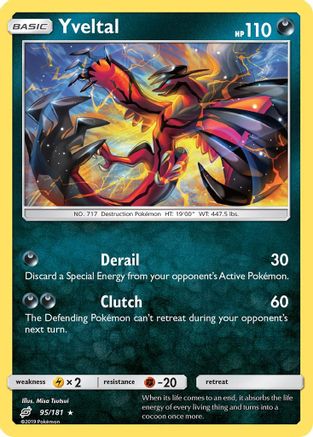 SM Team Up 095/181 Yveltal - Reverse Holofoil - Holo Rare
