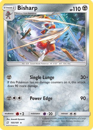 SM Team Up 105 Bisharp - Rare
