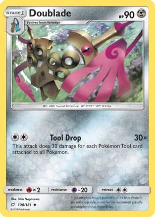 SM Team Up 108 Doublade - Uncommon