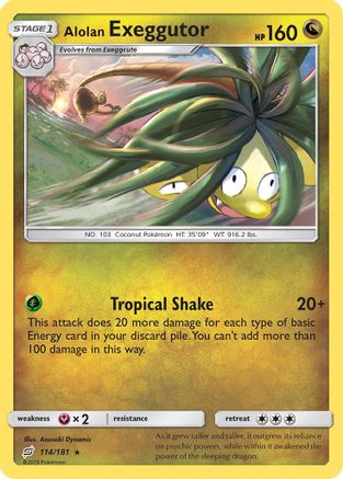 SM Team Up 114 Alolan Exeggutor (114) - Rare