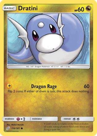 SM Team Up 116/181 Dratini (116) - Common