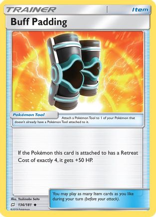 SM Team Up 136/181 Buff Padding - Reverse Holofoil - Uncommon