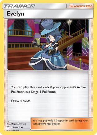 SM Team Up 141/181 Evelyn - Uncommon