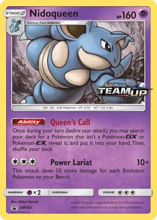 SM Promos SM160 Nidoqueen - Holofoil - Promo