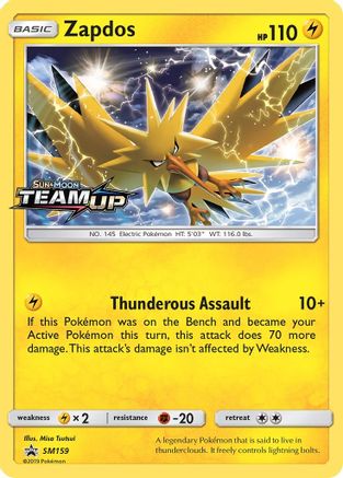 SM Promos SM159 Zapdos - Holofoil - Promo