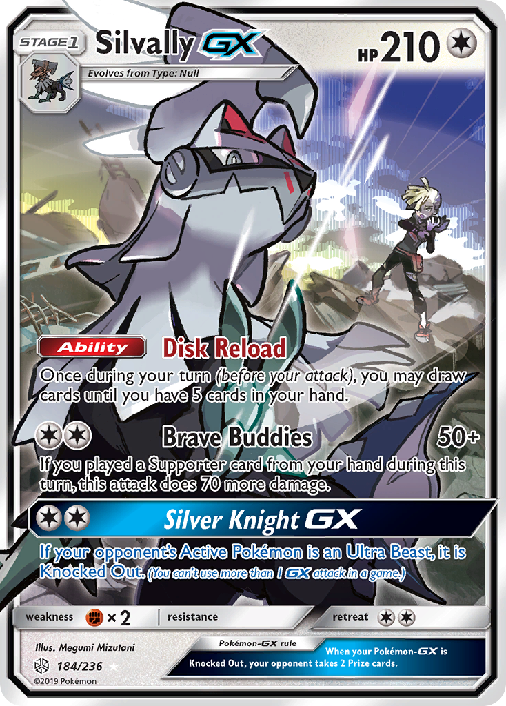 SM Cosmic Eclipse 184/236 Silvally GX - Holofoil - Ultra Rare