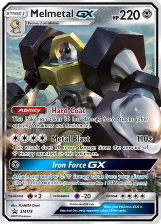 SM Promos SM178 Melmetal GX - Holofoil - Promo