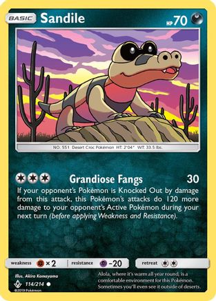 SM Unbroken Bonds 114 Sandile (114) - Common