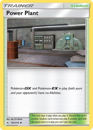 SM Unbroken Bonds 183/214 Power Plant - Uncommon