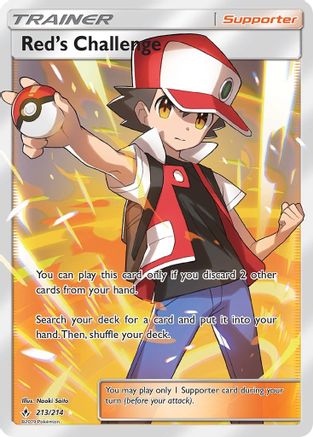 SM Unbroken Bonds 213 Red's Challenge (Full Art) - Holofoil - Ultra Rare