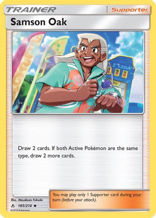 SM Unbroken Bonds 185 Samson Oak - Uncommon