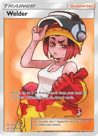 SM Unbroken Bonds 214/214 Welder (Full Art) - Holofoil - Ultra Rare