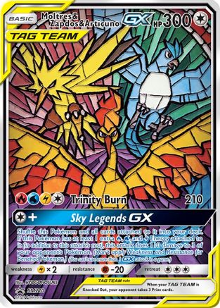 SM Promos SM210 Moltres & Zapdos & Articuno GX - Holofoil - Promo