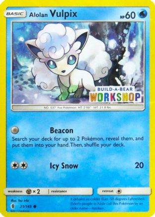 Miscellaneous Cards & Products 021/145 Alolan Vulpix - Promo