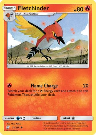 SM Unified Minds 031/236 Fletchinder - Common