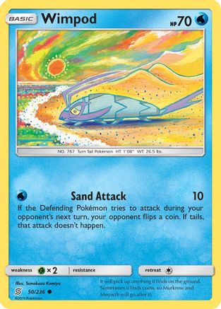SM Unified Minds 050/236 Wimpod - Reverse Holofoil - Common