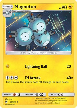 SM Unified Minds 059 Magneton - Uncommon