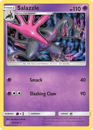 SM Unified Minds 099 Salazzle (99) - Reverse Holofoil - Rare