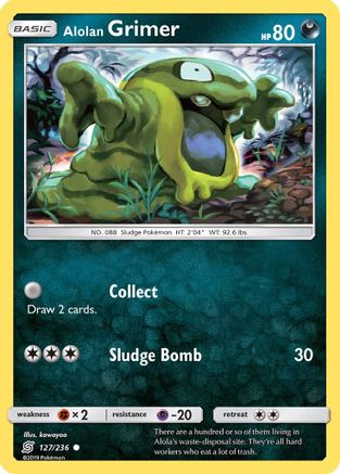 SM Unified Minds 127/236 Alolan Grimer - Common