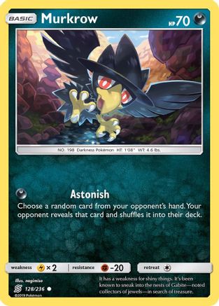 SM Unified Minds 128/236 Murkrow (128) - Common