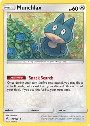 SM Unified Minds 173/236 Munchlax - Uncommon