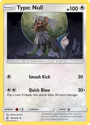 SM Unified Minds 183/236 Type: Null - Uncommon