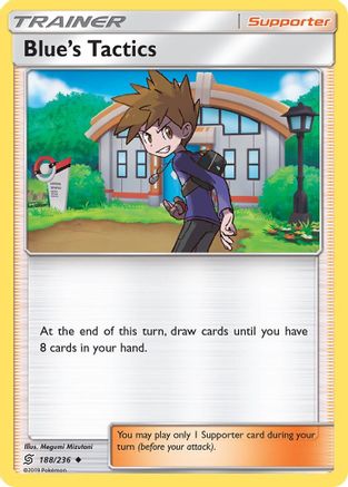 SM Unified Minds 188/236 Blue's Tactics - Uncommon