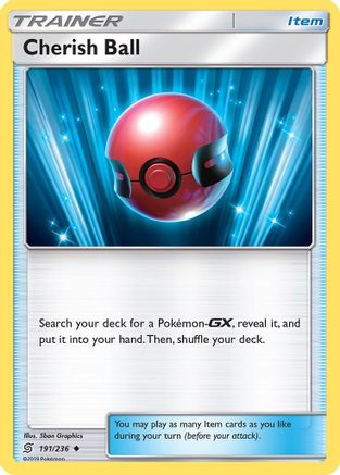 SM Unified Minds 191/236 Cherish Ball - Uncommon