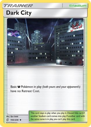 SM Unified Minds 193/236 Dark City - Reverse Holofoil - Uncommon