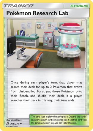 SM Unified Minds 205/236 Pokemon Research Lab - Uncommon