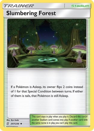 SM Unified Minds 207/236 Slumbering Forest - Uncommon