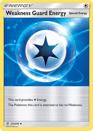 SM Unified Minds 213/236 Weakness Guard Energy - Uncommon