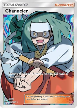 SM Unified Minds 232 Channeler (Full Art) - Holofoil - Ultra Rare