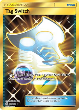 SM Unified Minds 254 Tag Switch (Secret) - Holofoil - Secret Rare