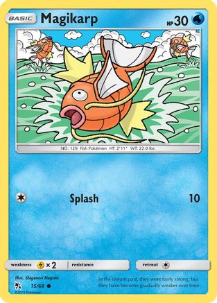 Hidden Fates 015/68 Magikarp - Reverse Holofoil - Common