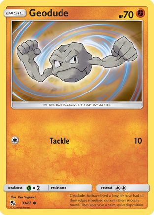 Hidden Fates 033/68 Geodude - Common