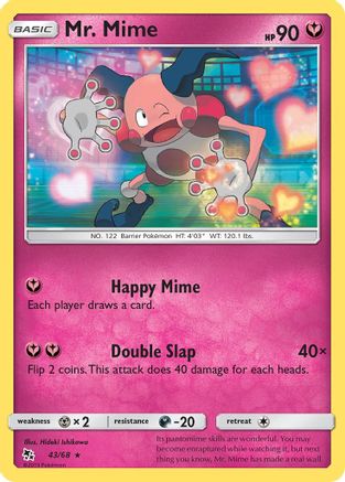 Hidden Fates 043/68 Mr. Mime - Rare