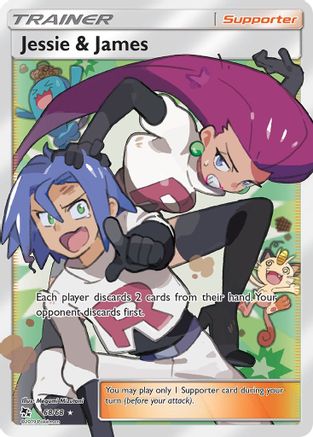 Hidden Fates 068/68 Jessie & James (Full Art) - Holofoil - Ultra Rare
