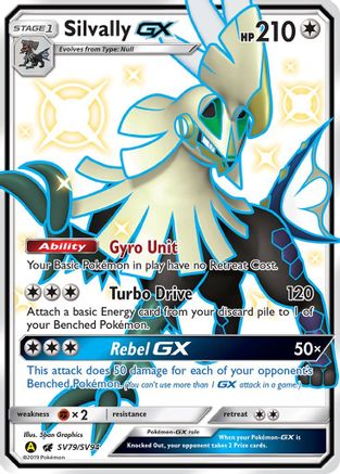 Hidden Fates Shiny Vault SV79/SV94 Silvally GX - Holofoil - Shiny Holo Rare