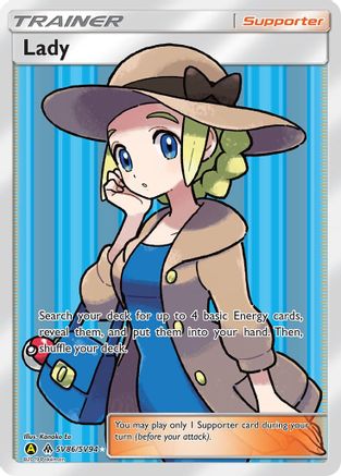 Hidden Fates Shiny Vault SV86/SV94 Lady - Holofoil - Shiny Holo Rare