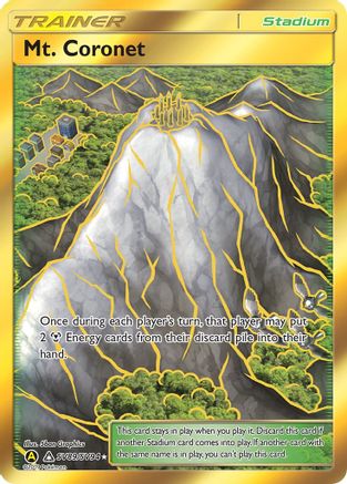 Hidden Fates Shiny Vault SV89 Mt. Coronet - Holofoil - Shiny Holo Rare