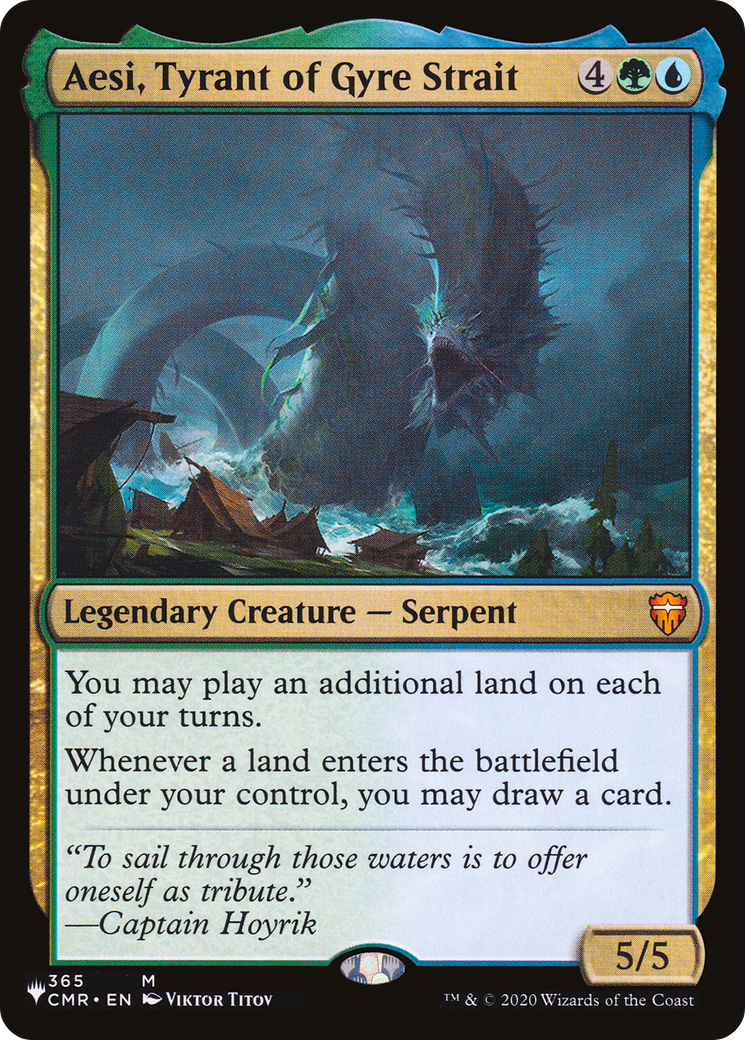 The List - (LIST-365/361) - Aesi, Tyrant of Gyre Strait