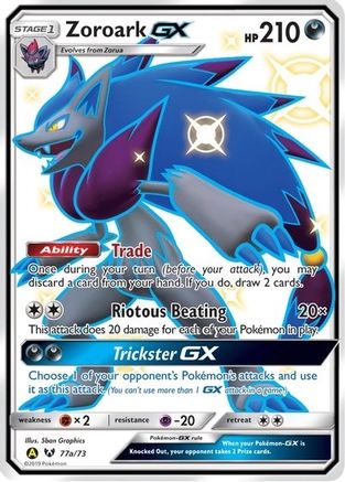 Alternate Art Promos 77a/73 Zoroark GX - Holofoil - Promo