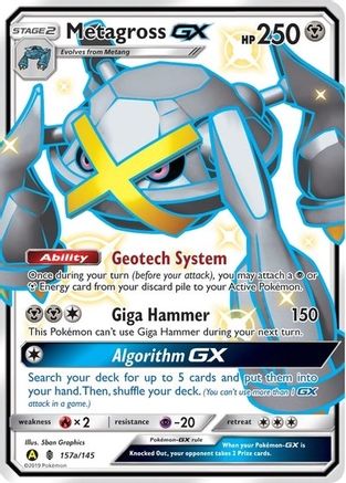 Alternate Art Promos 157a/145 Metagross GX - Holofoil - Promo