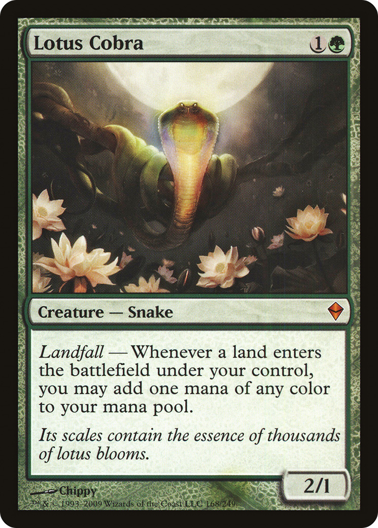 Zendikar - (ZEN-168) - Lotus Cobra Foil